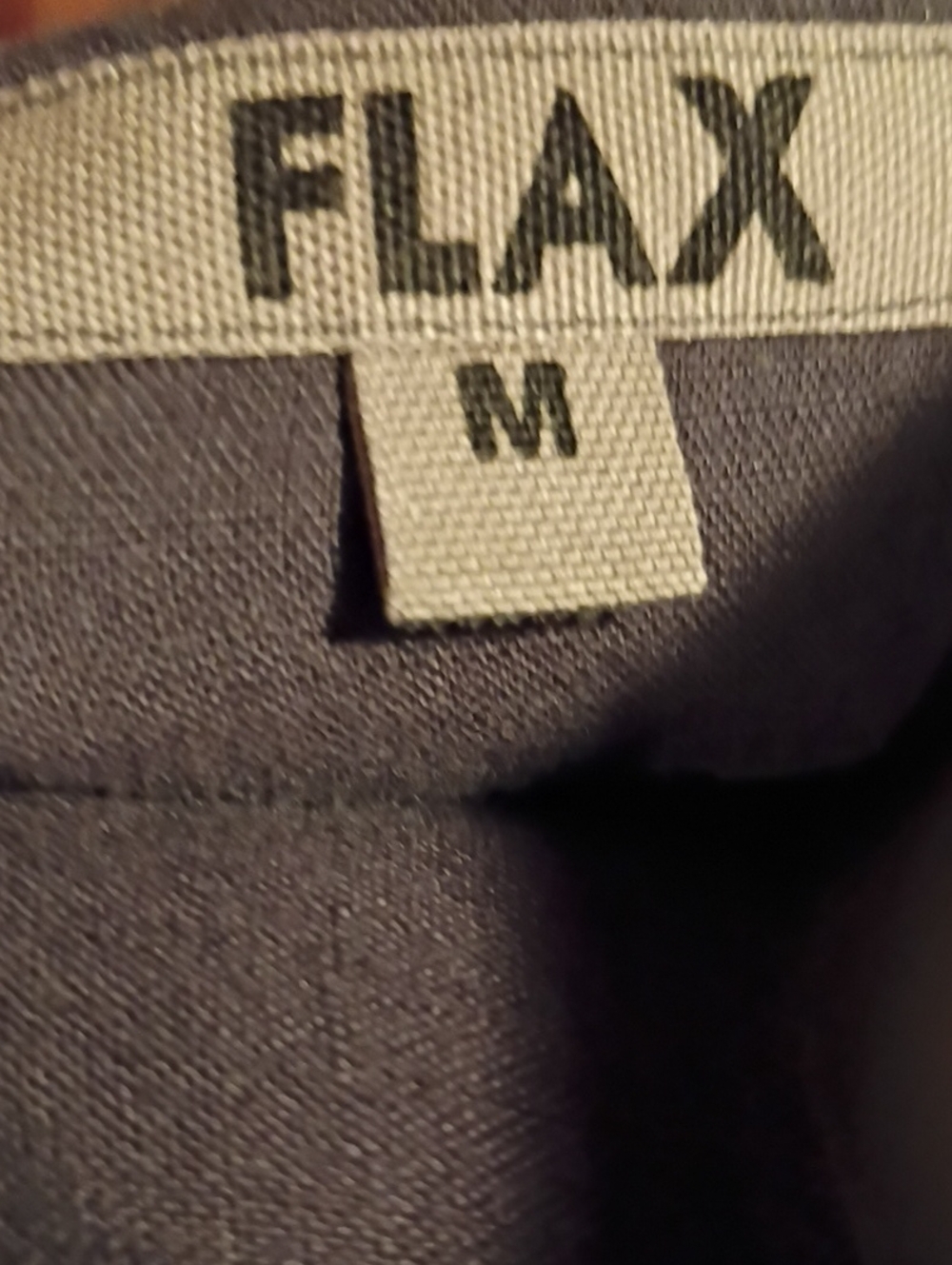 Flax Charcoal Flared Linen Shift Dress